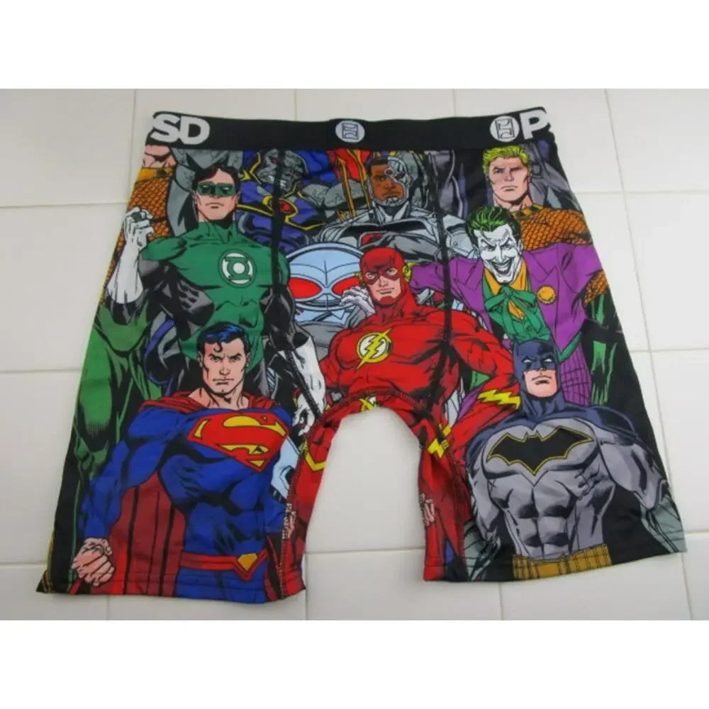 PSD DC Boys Squad Men's Size Large Underwear Boxer‎ Briefs